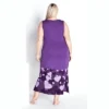 Women's Plus Size Smile All Day Maxi Dress - Purple | AVENUE