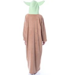 Star Wars The Mandalorian Baby Yoda Costume Adult Wearable Blanket Pullover Robe Brown -Lady Clothing Store GUEST ae85abc2 e581 486a a62b a415041ecd91