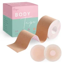Risque Breast Lift Tape + 1 Free Pair Of Reusable Nipple Covers, Boob Tape For Push Up & Shape, Waterproof & Sweat-Proof Body Tape, 1ct -Lady Clothing Store GUEST af8aee8d a62a 4124 8b66 cfe0b399db0e