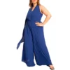 ELOQUII Women’s Plus Size Scarf Jumpsuit