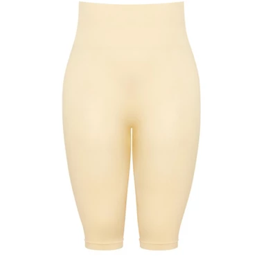 AVENUE | Seamless Hi Waist Capri - Beige 4 AVENUE | Seamless Hi Waist Capri - Beige - Image 2