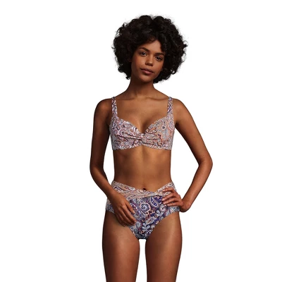 Lands' End Women's Twist Front Underwire Bikini Top Swimsuit Adjustable Straps 9 Lands' End Women's Twist Front Underwire Bikini Top Swimsuit Adjustable Straps - Image 7
