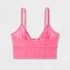 Women's Mesh Longline Bralette - Auden™ Pink