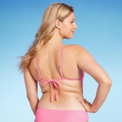 Women's Cowl Neck Longline Bralette Bikini Top - Wild Fable™ Pink Shine -Lady Clothing Store GUEST b7ccc465 d004 4848 aaac e5f7ebbb3070