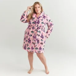Vera Bradley Women's Fleece Plush Fleece Robe -Lady Clothing Store GUEST b9d7df7f 0ad2 46ef 9263 cba30519ab93