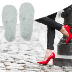 Unique Bargains Women Invisible Lace Breathable Soft No Show Socks 5 Pairs