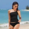 Women's One Shoulder Low Back Tankini Set - Cupshe -Lady Clothing Store GUEST ba3e4f93 48da 408c ac8b d03d1b923e77