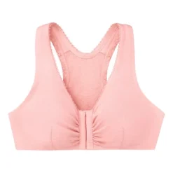 Glamorise Womens Front-Closure Cotton T-Back Comfort Wirefree Bra 1908 Pink Blush 9 Glamorise Womens Front-Closure Cotton T-Back Comfort Wirefree Bra 1908 Pink Blush -Lady Clothing Store GUEST ba6c0993 6422 4636 9653 d3a22a341fc6