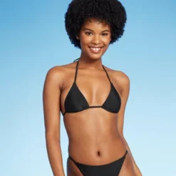 Women's Low Coverage Mini Triangle Bikini Top - Wild Fable™ Black -Lady Clothing Store GUEST ba8c8342 43c6 4d62 a7f6 43b9cf226804