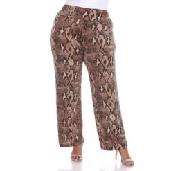 Women's Plus Size Printed Palazzo Pants - White Mark -Lady Clothing Store GUEST bb7aecc2 261f 44ed 8bf3 9edc450f1faa