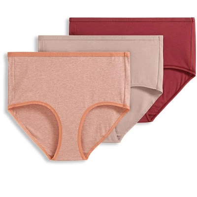 Jockey Women's Organic Cotton Stretch Logo Modern Brief - 3 Pack 6 Jockey Women's Organic Cotton Stretch Logo Modern Brief - 3 Pack - Image 4