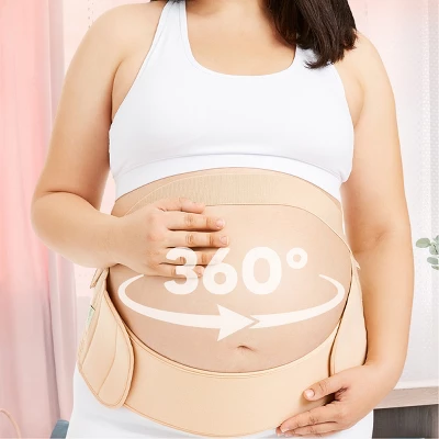 KeaBabies 2 In 1 Pregnancy Belly Support Band, Maternity Belt, Pregnancy Must Haves Baby Belly Bands (Classic Ivory) 4 KeaBabies 2 In 1 Pregnancy Belly Support Band, Maternity Belt, Pregnancy Must Haves Baby Belly Bands (Classic Ivory) - Image 2