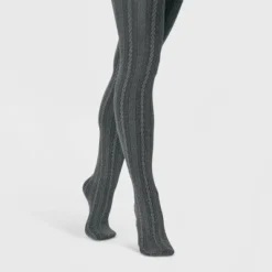 Women's Cable Fleece Lined Tights - A New Day™ -Lady Clothing Store GUEST be3de762 6421 4e85 bbc3 7b61f2e39522