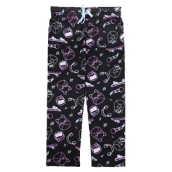 Squishmallows Neon Line Art AOP Women's Black Sleep Pajama Pants -Lady Clothing Store GUEST c4635f1b fedf 4670 9fe6 ebfe73c9aede