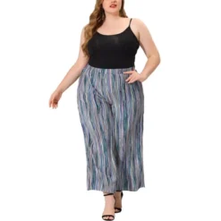 Agnes Orinda Women's Plus Size Boho Palazzo Lounge Wide Leg Pants With Elastic Waist And Stripe 19 Agnes Orinda Women's Plus Size Boho Palazzo Lounge Wide Leg Pants With Elastic Waist And Stripe -Lady Clothing Store GUEST c47c086d 3e68 40f3 8d1e f69cf2b3e7f4