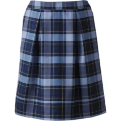 Lands' End School Uniform Women's Plaid Pleated Skort Top Of Knee -Lady Clothing Store GUEST ca86eed2 9c20 4d38 8f90 980e941f404f