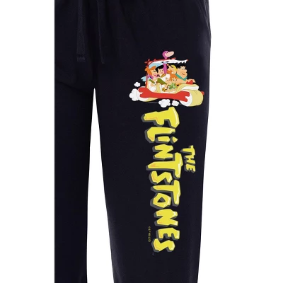 The Flintstones Womens' Cartoon TV Show Characters Sleep Pajama Pants Black 3 The Flintstones Womens' Cartoon TV Show Characters Sleep Pajama Pants Black
