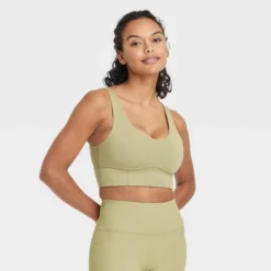 Women's Light Support Brushed Sculpt Bold Stitch Sports Bra - All In Motion™ -Lady Clothing Store GUEST cd41c197 5e57 468a 8683 cfdda681250b