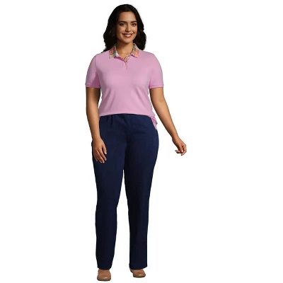 Lands' End Women's Sport Knit High Rise Elastic Waist Pull On Pants 5 Lands' End Women's Sport Knit High Rise Elastic Waist Pull On Pants - Image 3