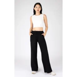 90 Degree By Reflex Women Citylite Eleanor Wide Leg Pants With Side Slits -Lady Clothing Store GUEST ceb7c4d8 d902 4b6f 97c6 8066dcf7ae5b