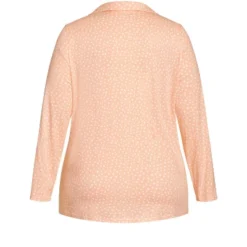 Women's Plus Size Button Through Sleep Top - Pink | AVENUE -Lady Clothing Store GUEST cf5728ec 85e5 41ac 848f e57f8d77e4b7