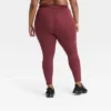 Women's Plus Size Sculpt Ultra High-Rise 7/8 Run Leggings - All In Motion™ Garnet Red 4X -Lady Clothing Store GUEST d0511166 99fc 4ff1 96c8 79b26a39de38