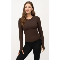 Yogalicious Womens Seamless Zaia Long Sleeve Active Shirt -Lady Clothing Store GUEST d170f124 08fb 4c59 861b 486d5d6a6a53