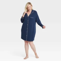 Women's Beautifully Soft Notch Collar NightGown - Stars Above -Lady Clothing Store GUEST d45a78f6 8449 472d 8823 cad548b8d1a8