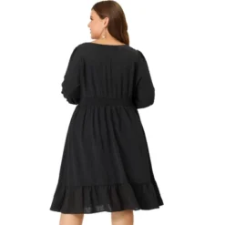 Agnes Orinda Women's Plus Size Swiss Dots Wedding Empire Waist Dresses -Lady Clothing Store GUEST d59a6e49 2ed9 4604 8ba1 136dd5e66b7b