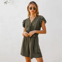 Women's Scalloped Lace Ruffled Belted Romper - Cupshe 14 Women's Scalloped Lace Ruffled Belted Romper - Cupshe -Lady Clothing Store GUEST d66bcdcc c84c 4b8d bd6e 5d4867550b26