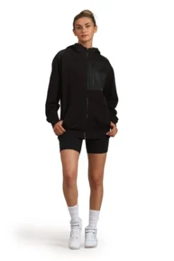 Members Only Women's Full Zip Oversized Hooded Sweatshirt -Lady Clothing Store GUEST d691cded c594 4775 84db 75fb9cbf1d3b