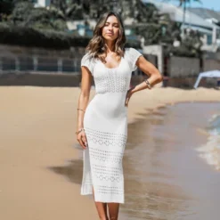 Women's Pointelle Knit Bodycon Cover-Up Dress - Cupshe 14 Women's Pointelle Knit Bodycon Cover-Up Dress - Cupshe -Lady Clothing Store GUEST d73c4180 2df1 4fc5 bc1d 33c56fd1a241