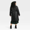 Women's Faux Leather Trench Coat - Ava & Viv™ 2 Women's Faux Leather Trench Coat - Ava & Viv™ -Lady Clothing Store GUEST d7a629b0 96aa 43b2 8774 c4fdf6f90a43