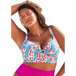 Swimsuits For All Women’s Plus Size Bra Sized Tie Front Longline Underwire Bikini Top 10 Swimsuits For All Women’s Plus Size Bra Sized Tie Front Longline Underwire Bikini Top -Lady Clothing Store GUEST daab98ec da60 41e9 82a6 690abe86199b