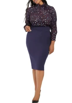 ELOQUII Women’s Plus Size Neoprene Pencil Skirt -Lady Clothing Store GUEST db0667df 3eb2 4bfb adef 1fbf4e56c483