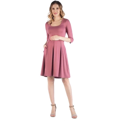 Fit And Flare Masternity Dress 16 Fit And Flare Masternity Dress - Image 14