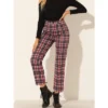 Allegra K Women's Plaid Trousers Button Casual Tartan Check Work Pants 2 Allegra K Women's Plaid Trousers Button Casual Tartan Check Work Pants -Lady Clothing Store GUEST dd555838 8476 4247 bb06 0046e8c3c24f
