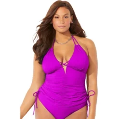 Swimsuits For All Women’s Plus Size Plunge Tankini Top -Lady Clothing Store GUEST de3855e5 1223 441f b8fc fc442cf05851