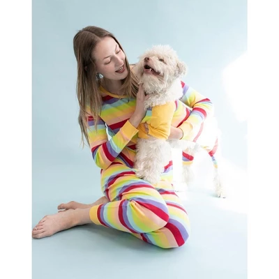 Leveret Womens Two Piece Cotton Striped Pajamas 4 Leveret Womens Two Piece Cotton Striped Pajamas - Image 2