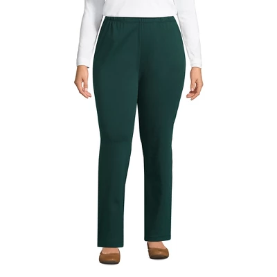 Lands' End Women's Sport Knit High Rise Elastic Waist Pull On Pants 20 Lands' End Women's Sport Knit High Rise Elastic Waist Pull On Pants - Image 18