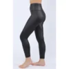 90 Degree By Reflex Interlink Faux Leather High Waist Cire Ankle Legging