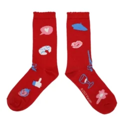 Emily In Paris Adult Crew Socks - 5-Pack Of Parisian Chic! -Lady Clothing Store GUEST e0a3462b d37e 4b9a bfe5 383ee12d73e4