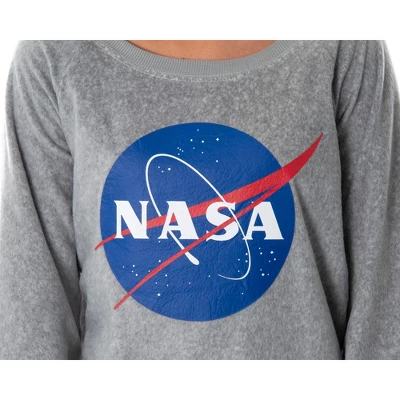 NASA Meatball Logo Juniors' Loungewear Long Sleeve Lounge Sleep Top NASA Meatball Logo 3 NASA Meatball Logo Juniors' Loungewear Long Sleeve Lounge Sleep Top NASA Meatball Logo