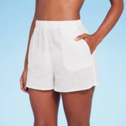 Women's Pull-On Cover Up Shorts - Shade & Shore™ Off-White 9 Women's Pull-On Cover Up Shorts - Shade & Shore™ Off-White -Lady Clothing Store GUEST e23a87e8 e41b 4ef1 b52c 5d1ed8bd5c1b
