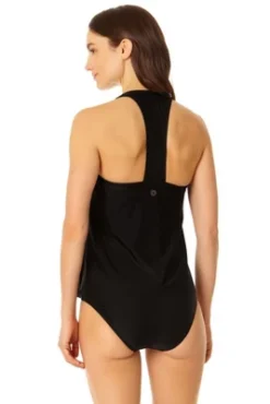 CopperControl By Coppersuit - Women's Scarf Hem Tankini Swimsuit Top