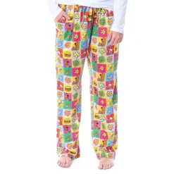 Scooby-Doo Womens' Relp Paw Print Square Icons Sleep Pajama Pants Multicolored -Lady Clothing Store GUEST e422e041 be20 4f66 afd7 8dc91337a054
