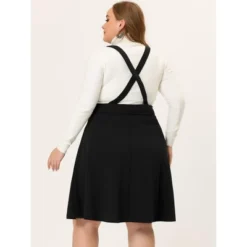 Agnes Orinda Plus Size Suspender Skirt For Women Detachable Strap A-Line Skirts -Lady Clothing Store GUEST e5bdb5e0 6854 4703 b8b9 9a98a3e609f8