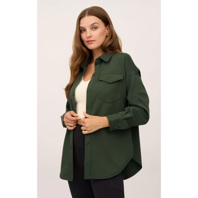 90 Degree By Reflex Womens Softlite Scuba Morgan Modal Shacket 3 90 Degree By Reflex Womens Softlite Scuba Morgan Modal Shacket