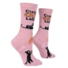 Cool Socks, Crazy Cat Lady, Funny Novelty Socks, Adult, Medium