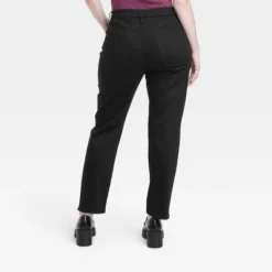 Women's High-Rise 90's Slim Straight Jeans - Universal Thread™ Black -Lady Clothing Store GUEST e8902a6b bfb5 4b02 9399 5f77eef75ebc